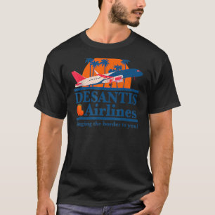 T-shirt DeSantis Airlines Funny Political Meme Ron DeSanti
