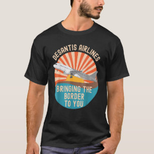 T-shirt DeSantis Airlines Marthas Vineyard Meme 2022 Polit