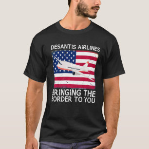T-shirt DeSantis Airlines Marthas Vineyard Meme 2022 Polit