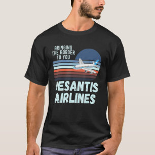 T-shirt DeSantis Airlines Marthas Vineyard USA Sunset Funn