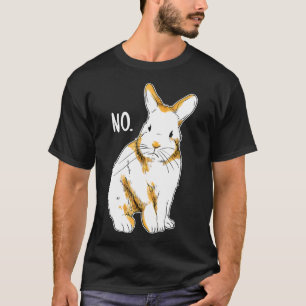 T-shirt Désapprouver Rabbit Animaux Drôle Chemise Rabbi
