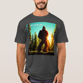 T-shirt Descendre De Mon Terrain Drôle Design