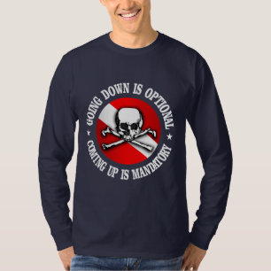 T-shirt Descendre Est Facultatif (Crâne) Vêtements