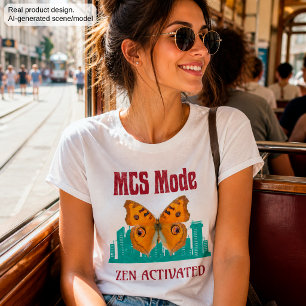 T-shirt Description de l'activation du mode MCS Zen Papill