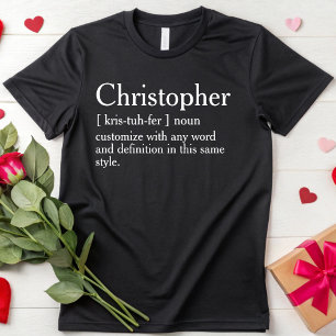 T-shirt Description personnalisée de la définition