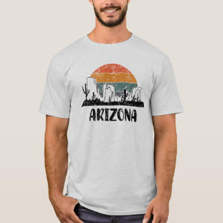 T-shirt Desert Arizona Retro Sunset Men