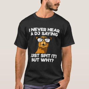 T-shirt Désert de chameau Animali Disque Jockey Edm Dromed
