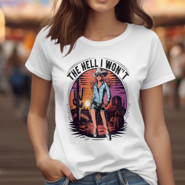 T-shirt Desert Diva : Charme de cowgirl (Créateur téléchargé)