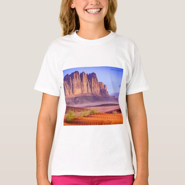 T-shirt Désert du Wadi Rum en Jordanie, Vacances (Devant)
