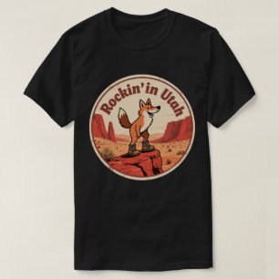 T-shirt Désert Vibe_ Utah Coyote Style extérieur Vintage