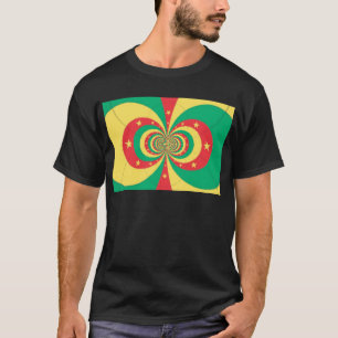 T-shirt Design à cinq branches République du Cameroun