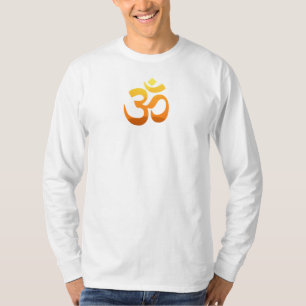 T-shirt Design à double face Om Mantra Symbole Yoga Hommes