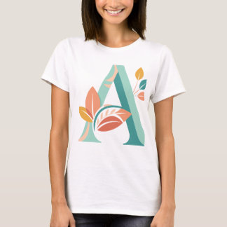 T-shirt design "A" en gras - Faites une déclaratio