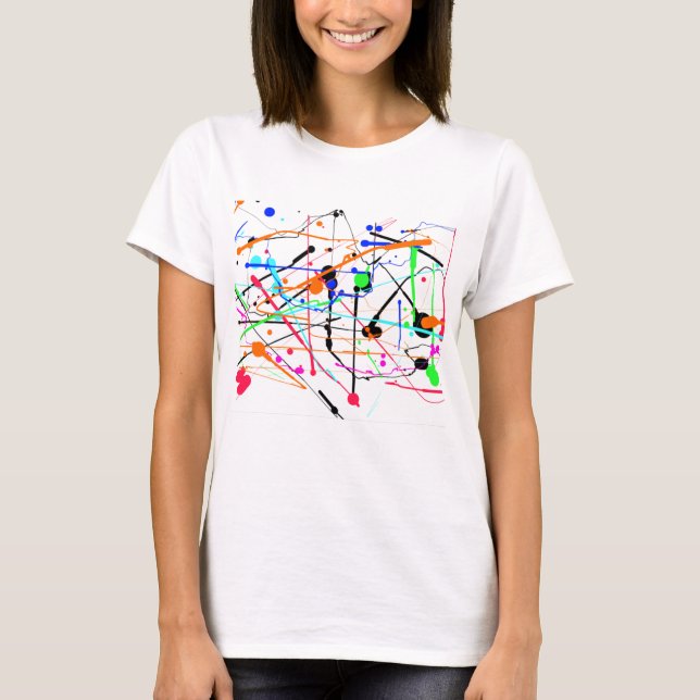 T-shirt design abstrait (Devant)
