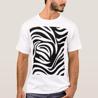 T-shirt Design abstrait moderne Zebra Stripes