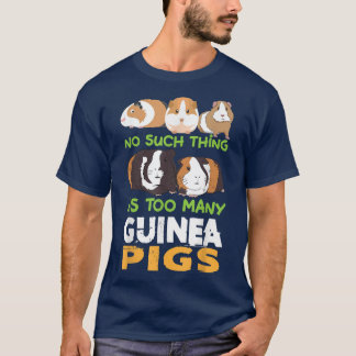 T-shirt Design Animal Classic No Such Thing As Too Many Gu