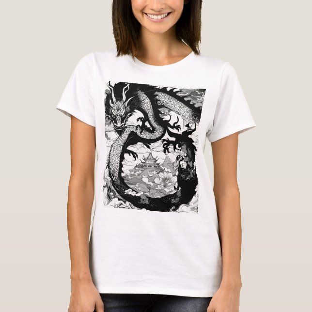 t-shirt design anime tattoo  (Front)