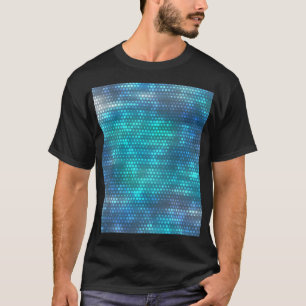 T-shirt Design arrière - plan bleu abstrait créatif.