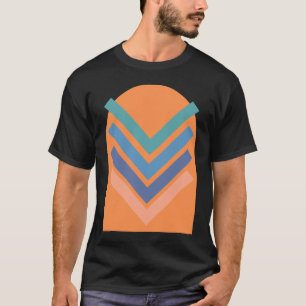 T-shirt design aux couleurs cool