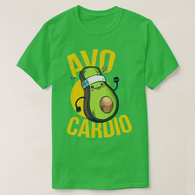 T-shirt Design Avocado AvoCardio 2 (Design devant)