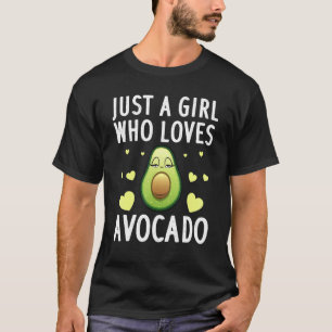 T-shirt Design Avocado Cute Pour Filles Femmes Enfants Pea