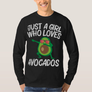 T-shirt Design Avocado mignon Pour Filles Enfants Fruit Sa