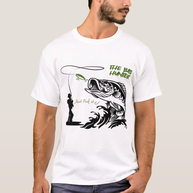 T-shirt Design Bass Hunter (Devant)
