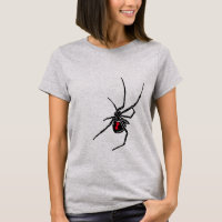 Design Black Widow sur chemise 