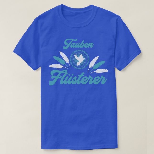 T-shirt Design Brieftauben Tauben Flsterer Taubenzchter pr (Design devant)