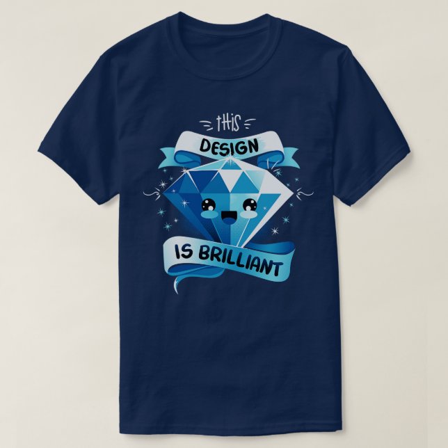 T-shirt Design brillant (Design devant)