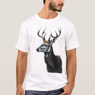 t-shirt design cerf 5