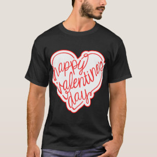 T-shirt Design ❤️ Coeurs Rouges Dessiné À La Main   Perfec