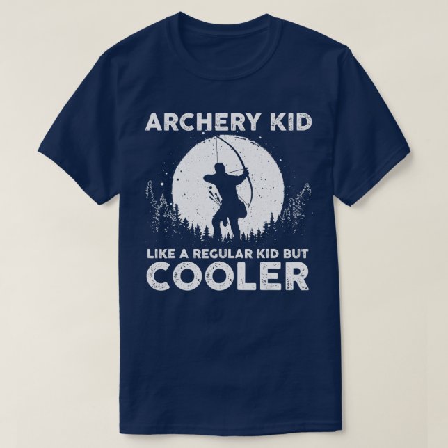 T-shirt Design cool De Tir À L'Arc Pour Enfants Archer Hom (Design devant)