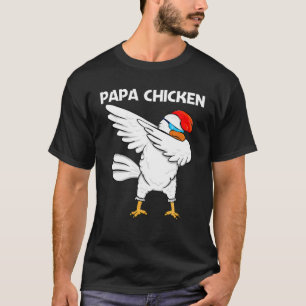 T-shirt Design cool Poulet Pour Hommes Papa Rooster Animal