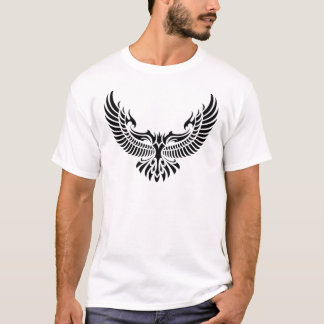 T-shirt Design d'aigle tribal audacieux - Symbole du pouvo
