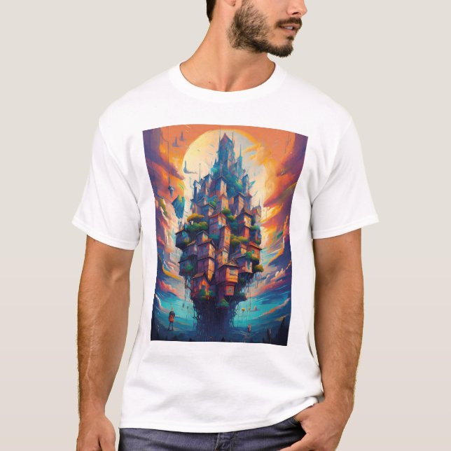 T-shirt design d'art (Devant)