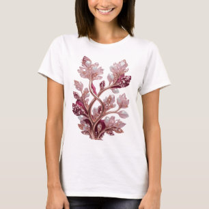 T-shirt Design d'ART abstrait en argent moderne