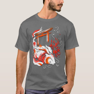 T-shirt Design d'art japonais Koi Fish Torii - Nishikigoi