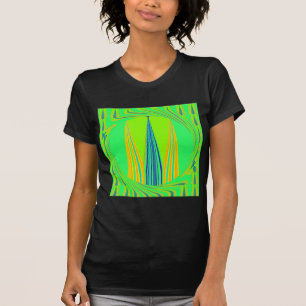 T-shirt Design d'art Motif géométrique Edgy