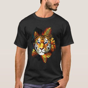 T-shirt Design D'Art Tiger Pour Les Amoureux de les chats