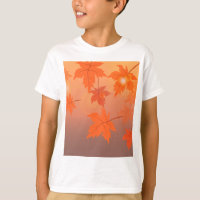 Design d'automne avec feuilles d'érable et effet b