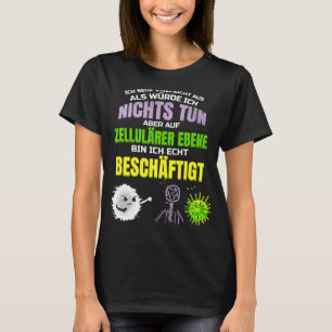 T-shirt Design de biologie amusant pour la recherche des é