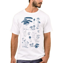 T-shirt design de champignon de tatouage vintage d