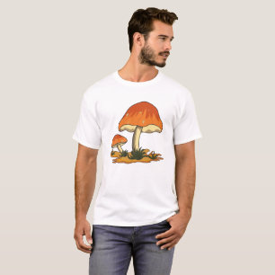 T-shirt Design de champignons de création unique