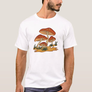 T-shirt Design de champignons de création unique