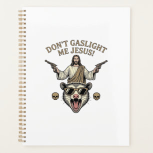 T-shirt design de gravure vintage Jésus Possum drô