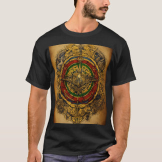 T-shirt Design de sketch de tatouage militaire moderne ukr