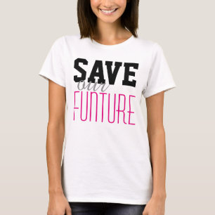 T-shirt Design de texte simple "SAUVER NOTRE AVENTURE"