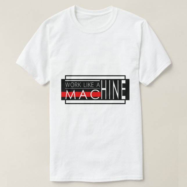T-shirt Design de typographie de texte blanc moderne (Design devant)
