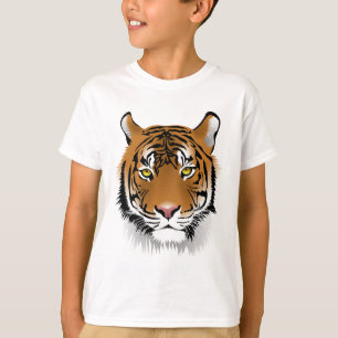 T-shirt Design d'impression Tiger Head